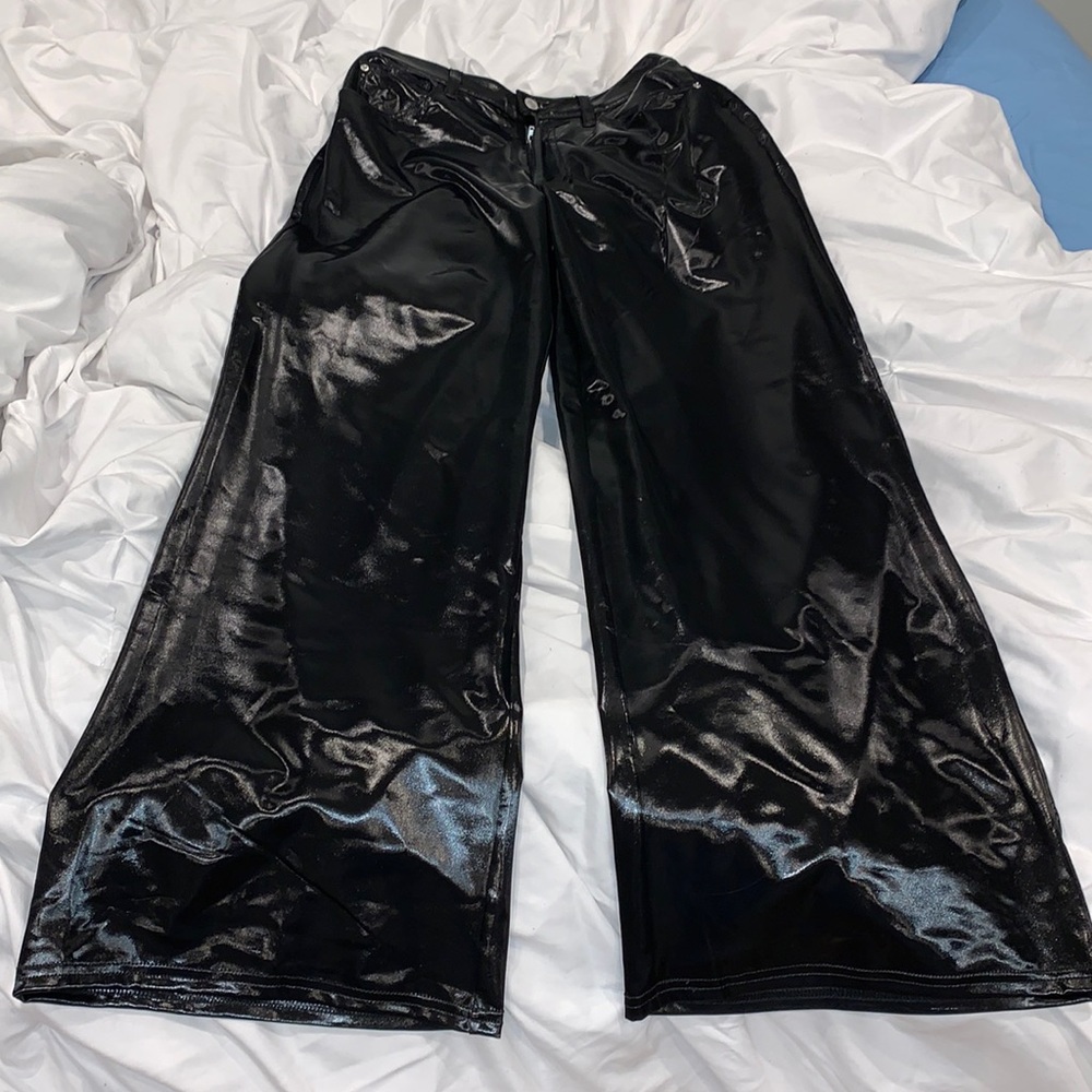 WeWoreWhat High Waisted Faux Leather Pants